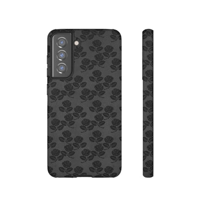 Surrunge Gothic Flower Samsung Case (Protective) Samsung Galaxy S21 FE Matte Phone Case