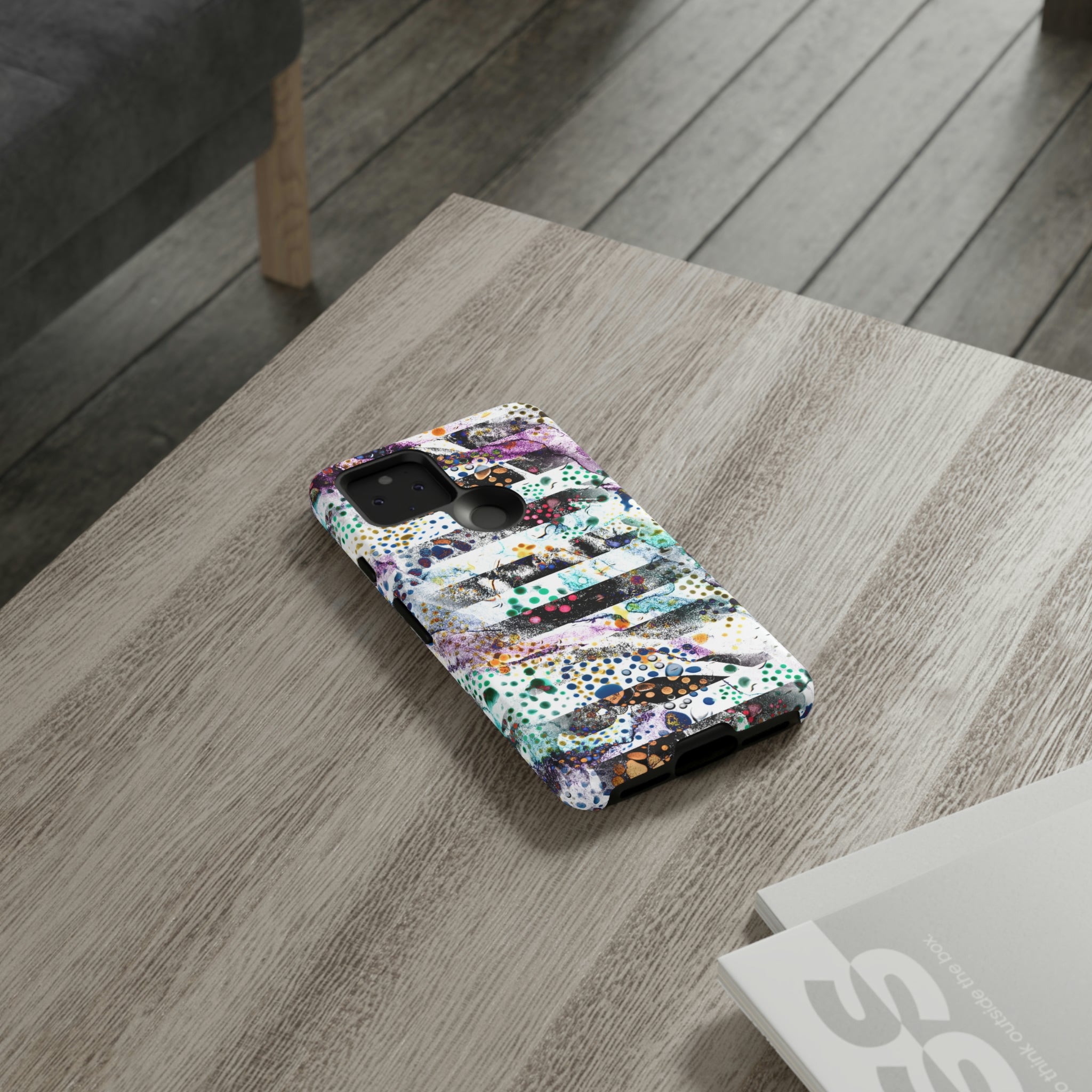 Abstract Green Purple Android Case (Protective) Phone Case